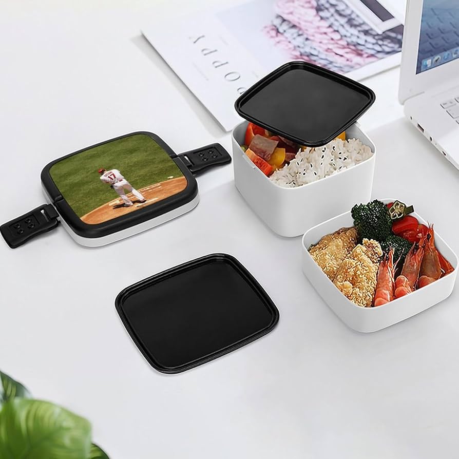 大谷翔平 お弁当箱 ランチボックス Amazon | 大谷翔平 (1) ランチボックス 二層 食器付き アニメ
